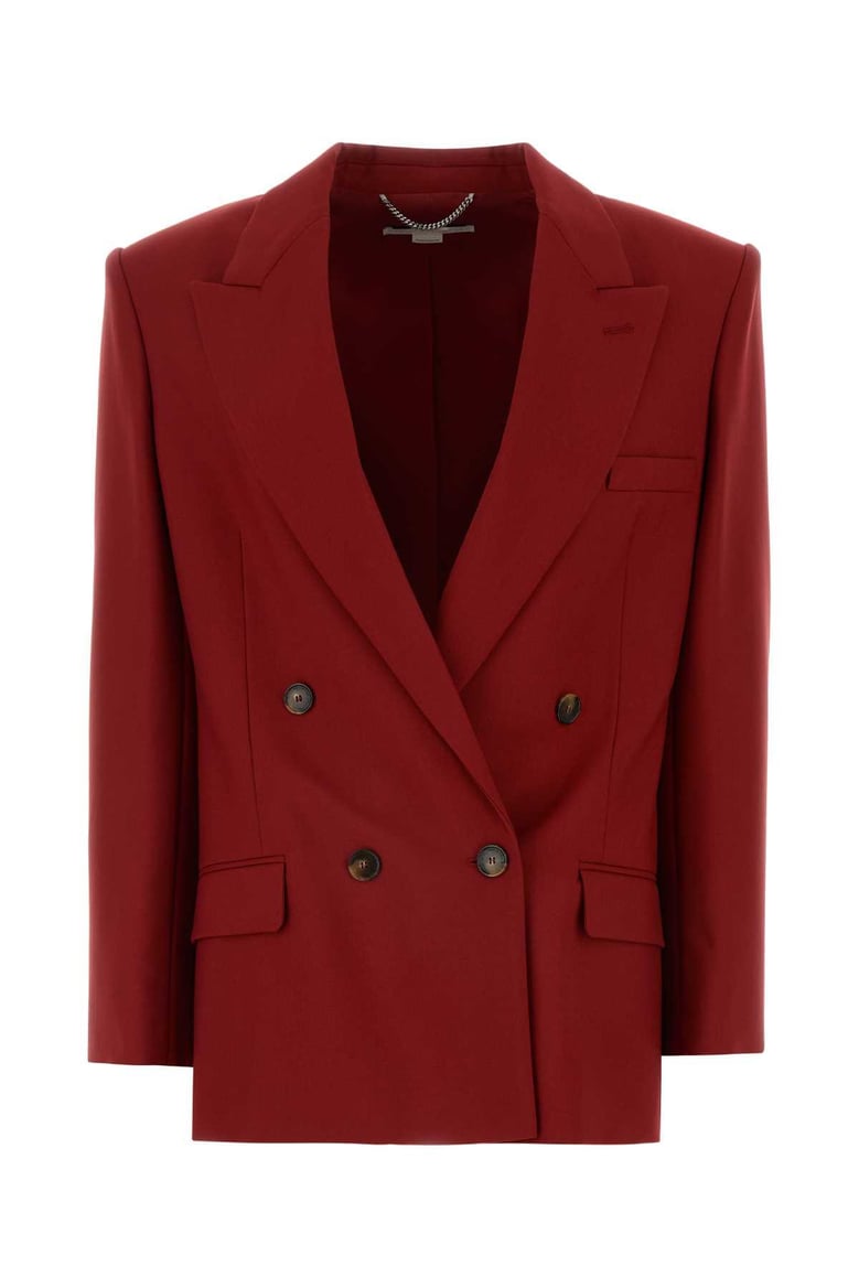 tiziano red wool blazer by Selfnex