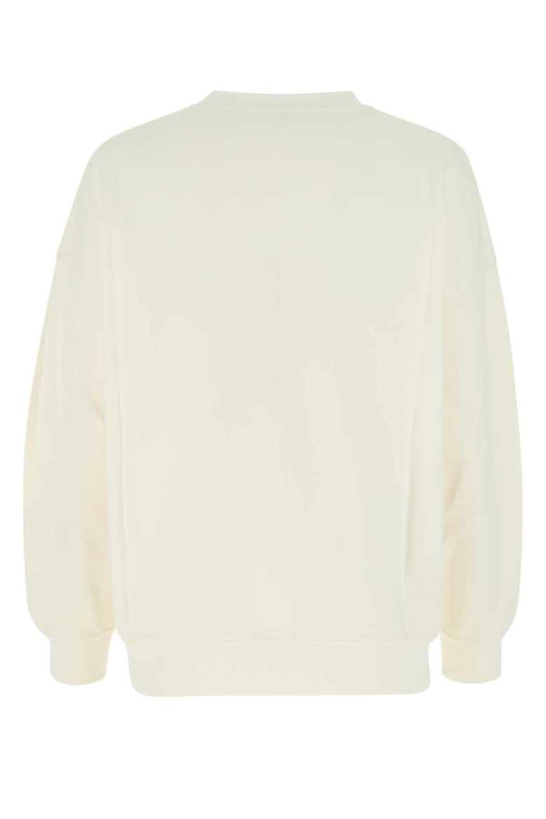 ivory cotton oversize sweatshirt by Selfnex
