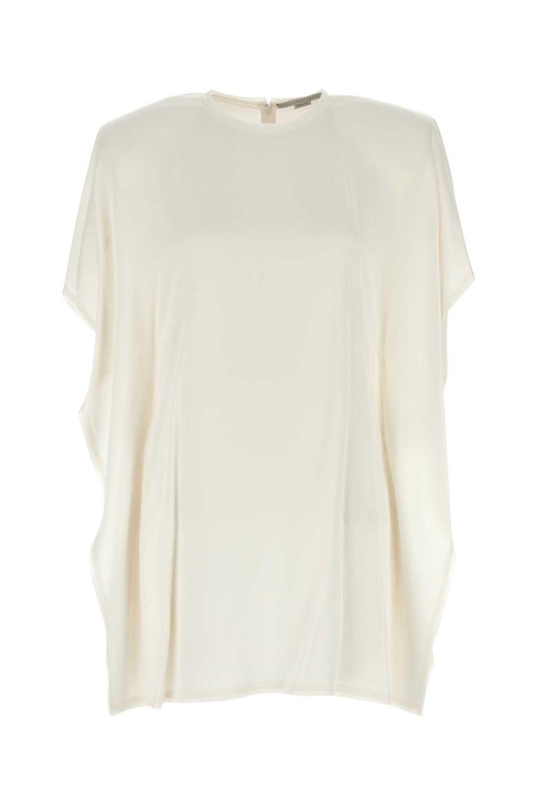 white satin mini dress by Selfnex