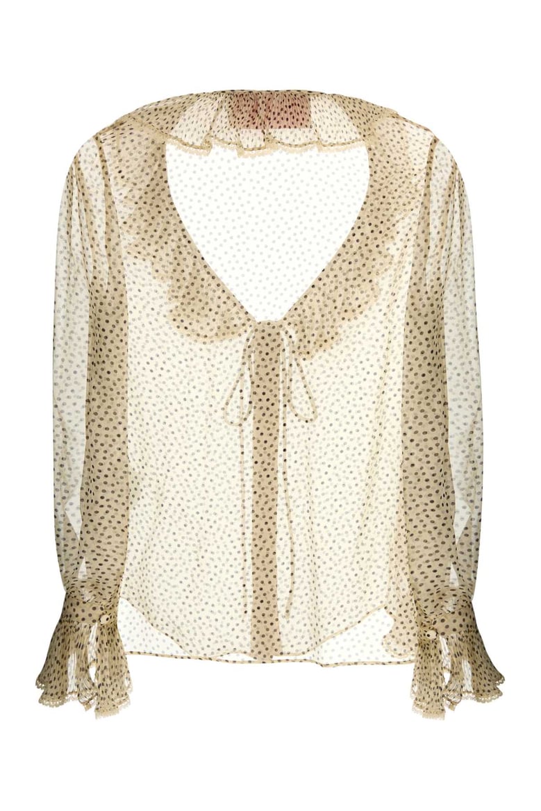 printed georgette shirt by Selfnex