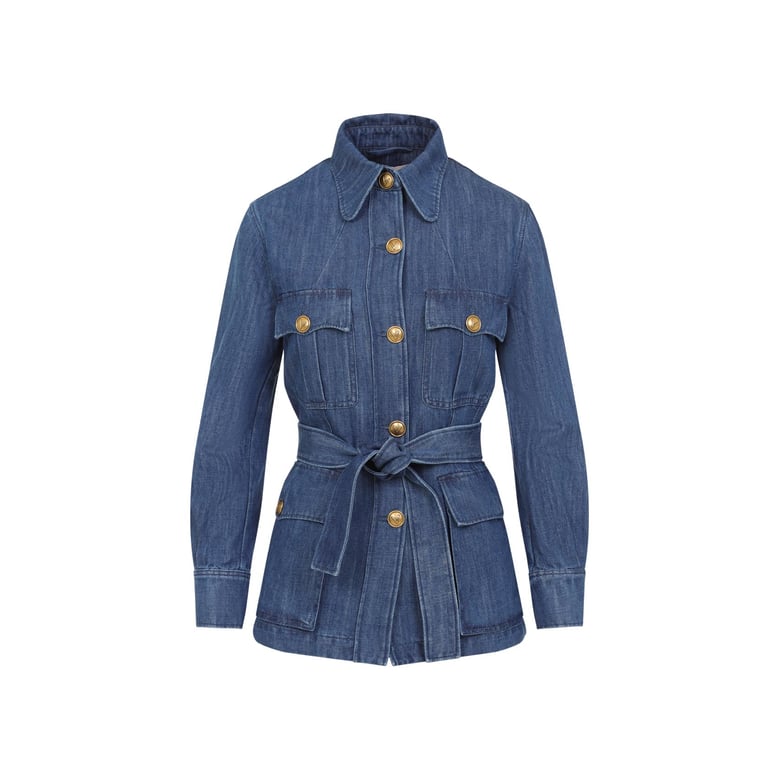 denim blazer by Selfnex