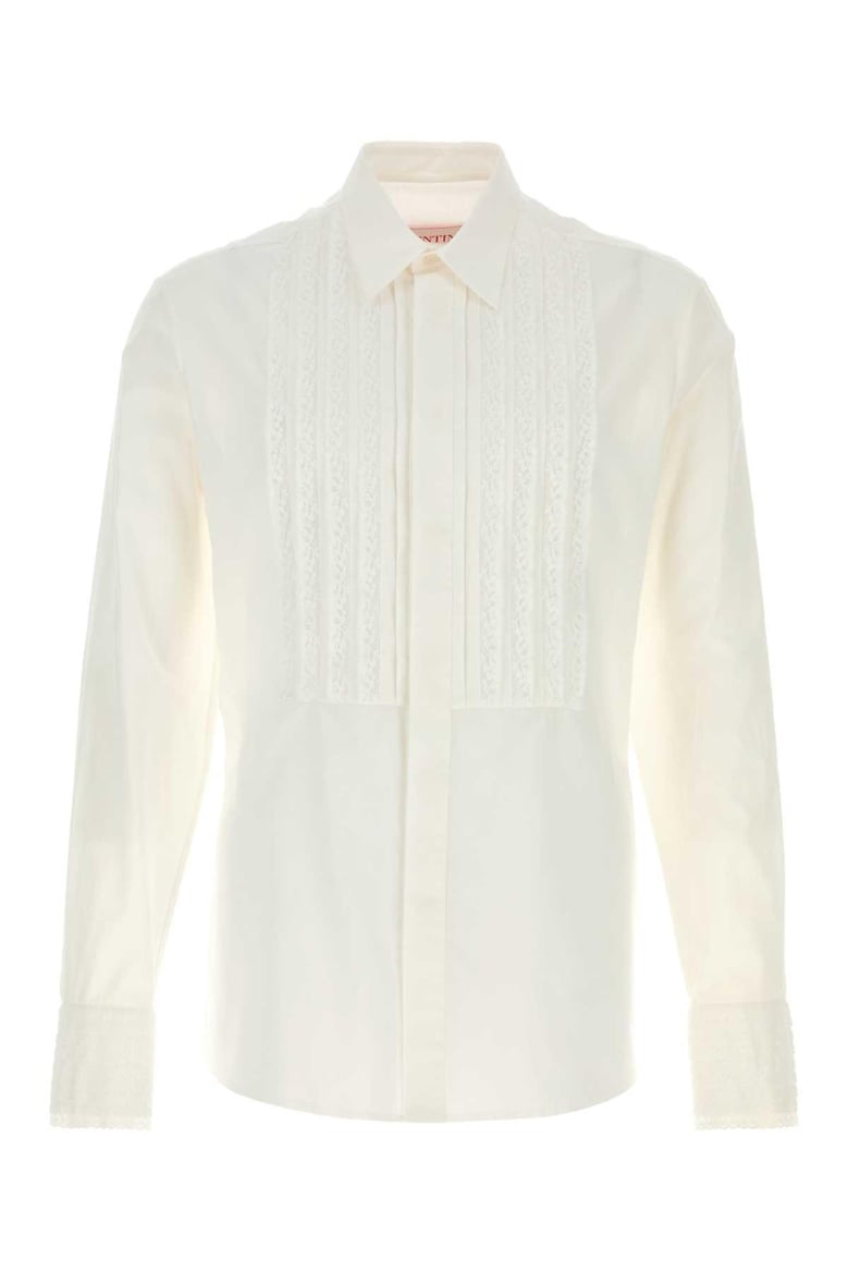 white cotton shirt by Selfnex