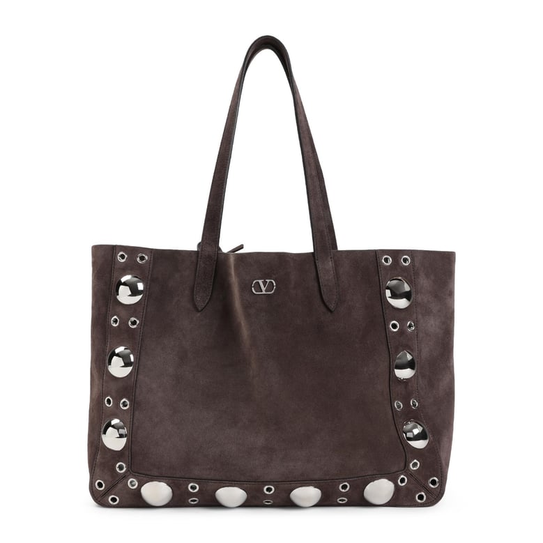 brown suede nellcã´te shopping bag by Selfnex