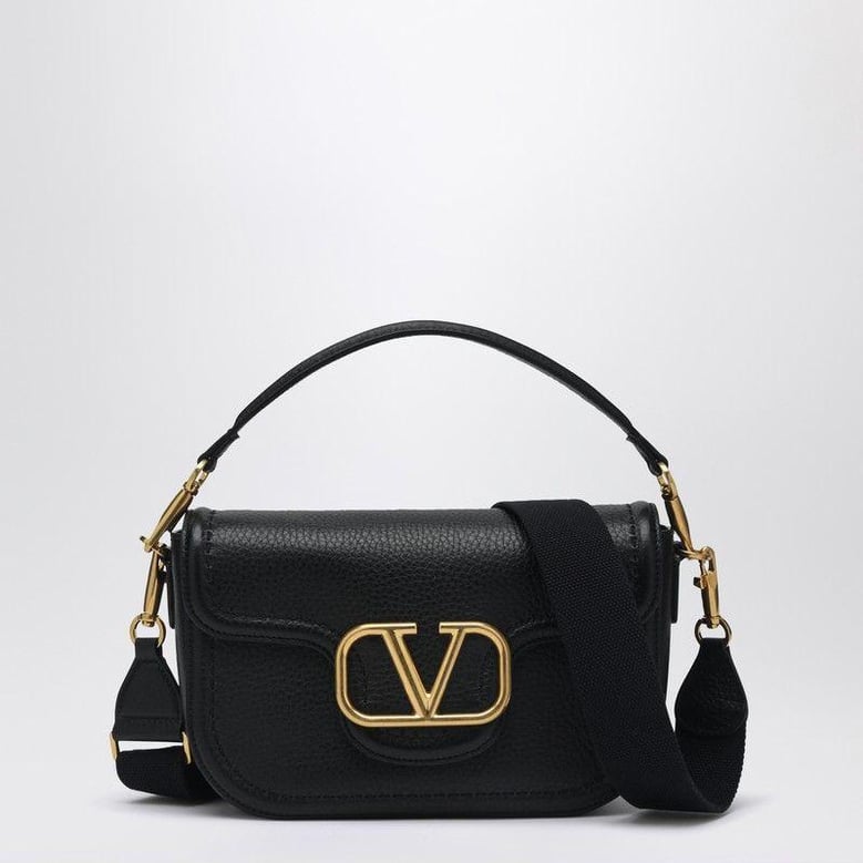 black leather alltime shoulder bag by Selfnex