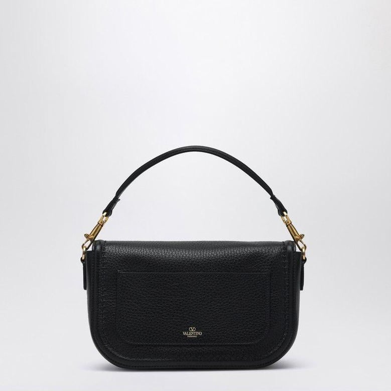 black leather alltime shoulder bag by Selfnex