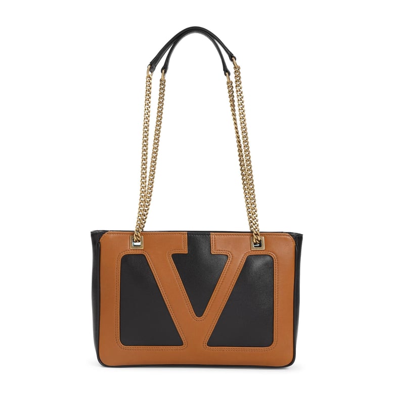 black nappa leather small viva superstar shoulder bag by Selfnex