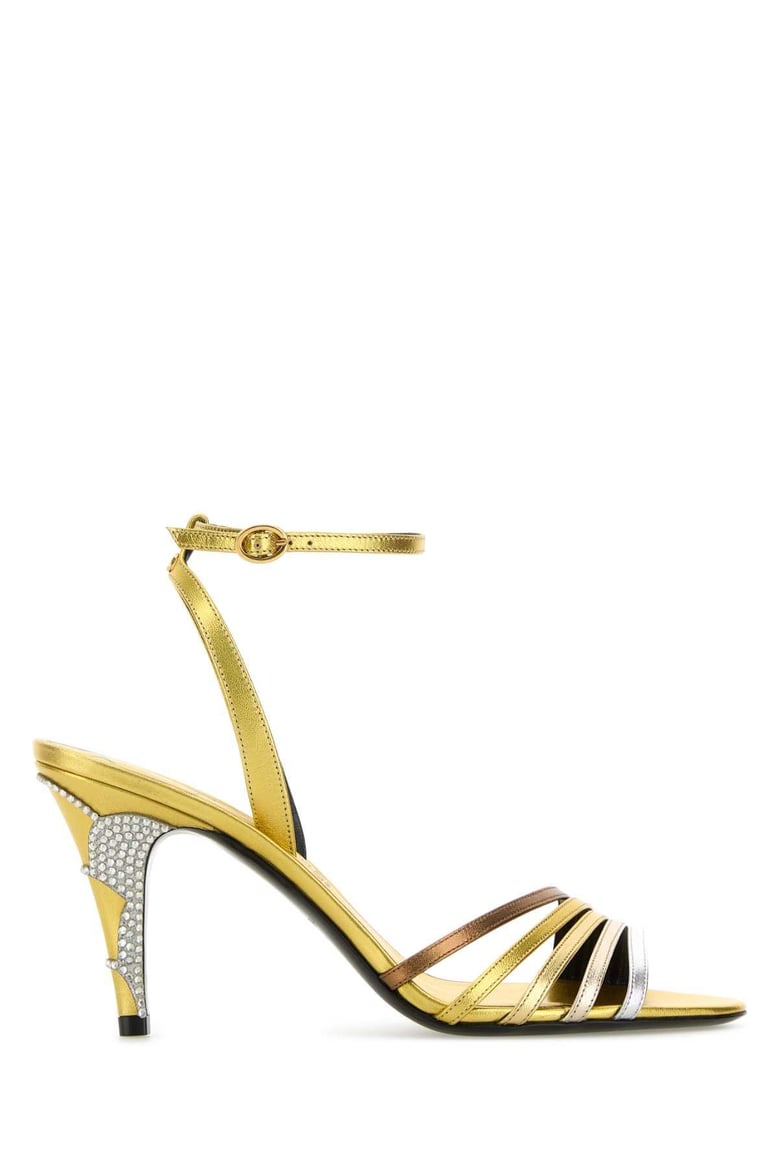multicolor leather ladycrush sandals by Selfnex
