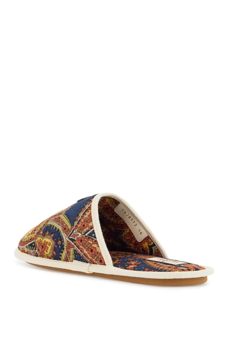 printed fabric ta chambre slippers by Selfnex