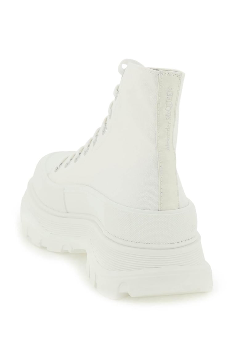 white canvas canvas sack sneakers by Selfnex