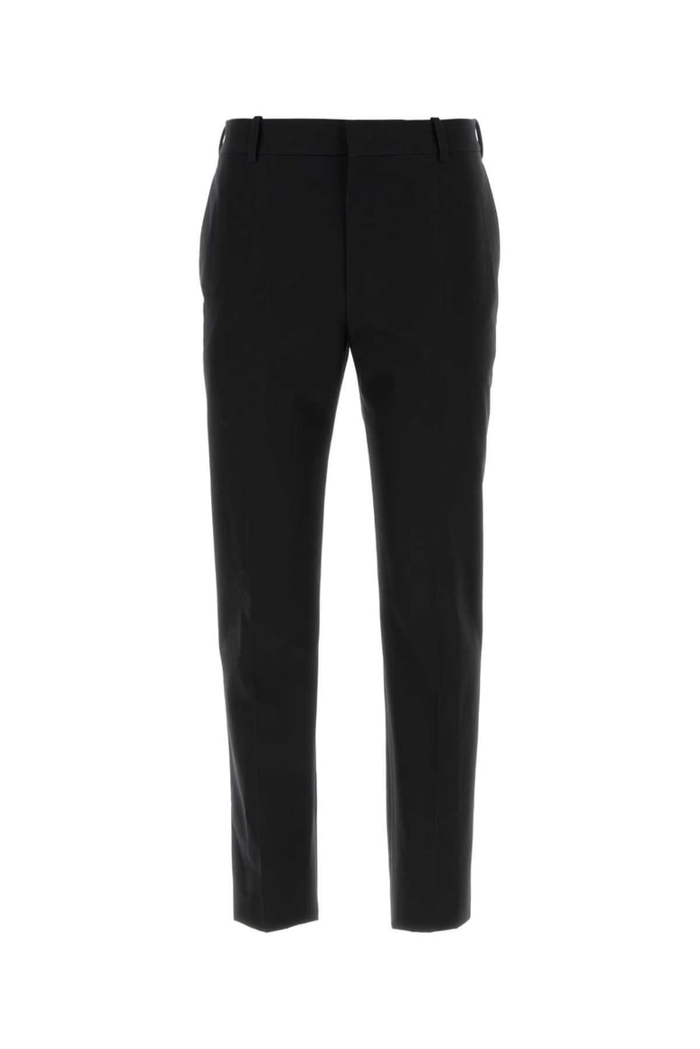 black cotton pant by Selfnex