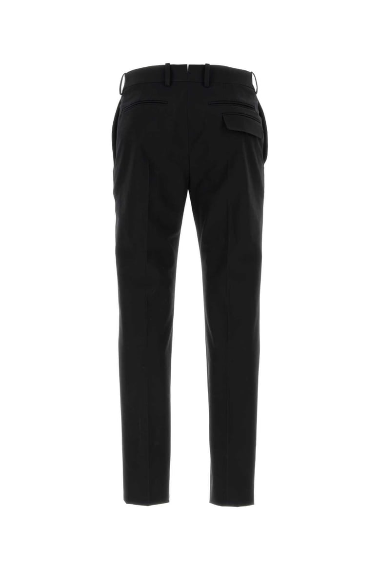black cotton pant by Selfnex