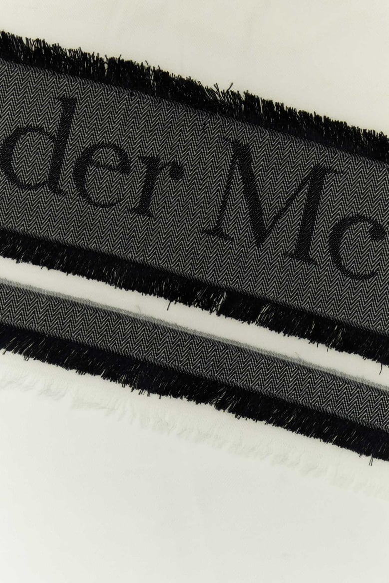 ivory wool blend foulard by Selfnex