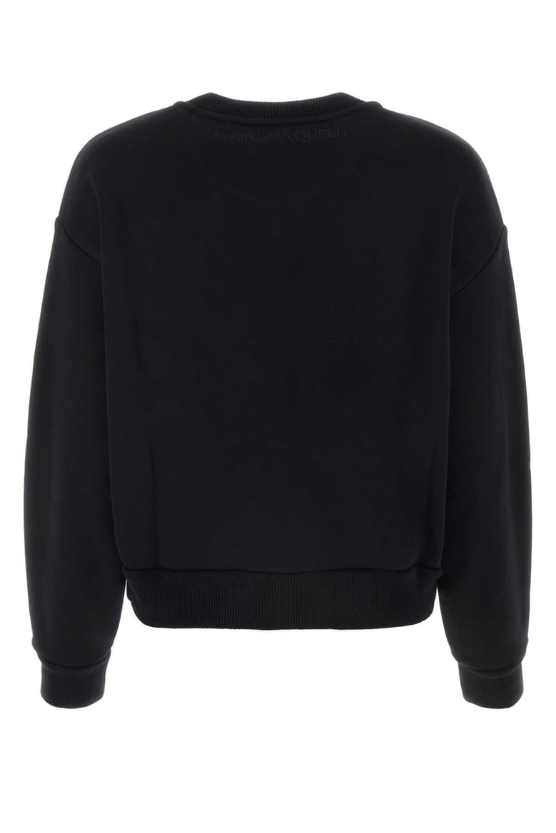 black cotton sweatshirt by Selfnex