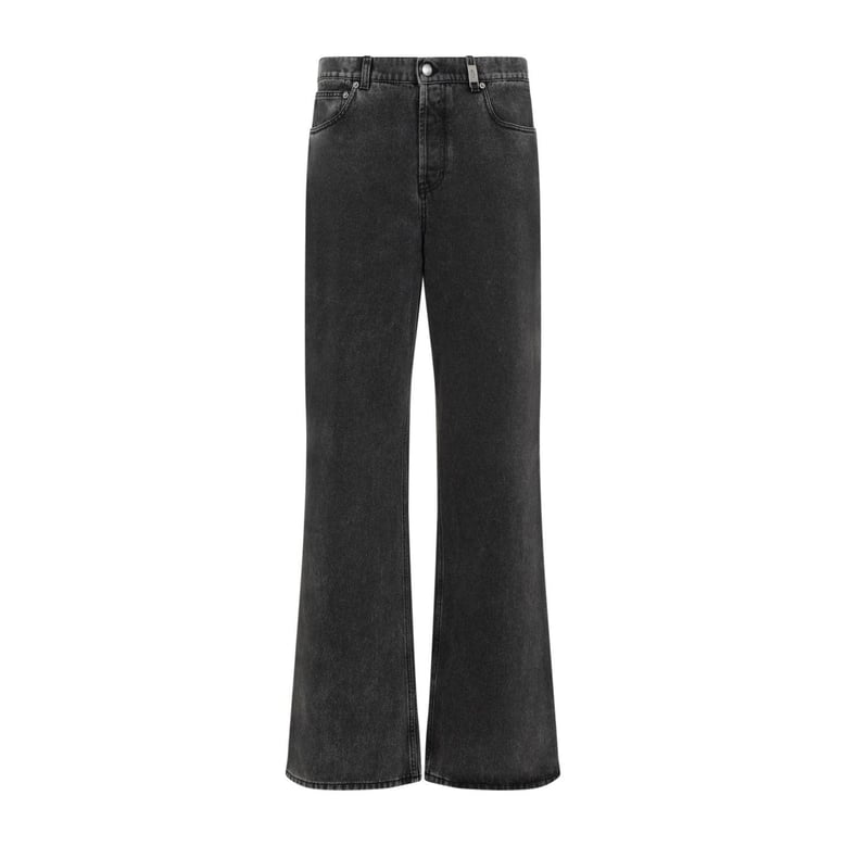 grey denim jeans by Selfnex