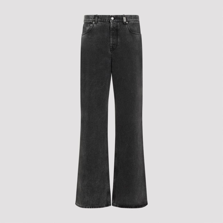grey denim jeans by Selfnex