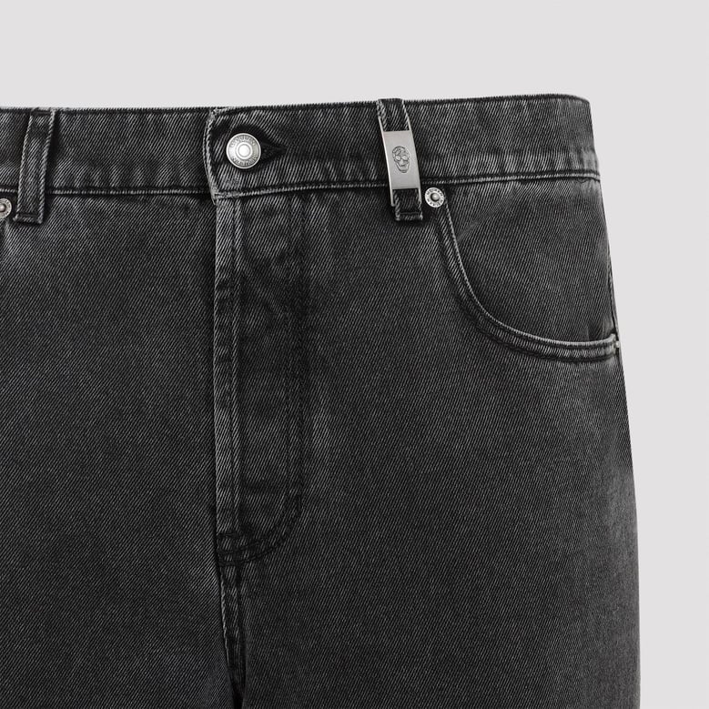 grey denim jeans by Selfnex