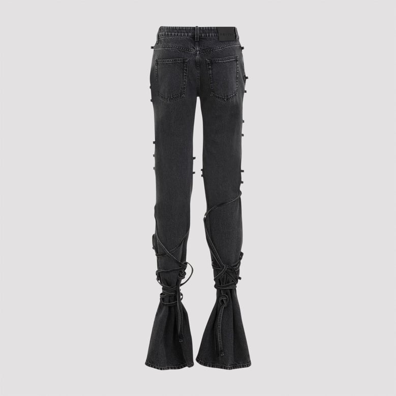 black denim jeans by Selfnex