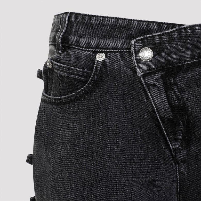 black denim jeans by Selfnex