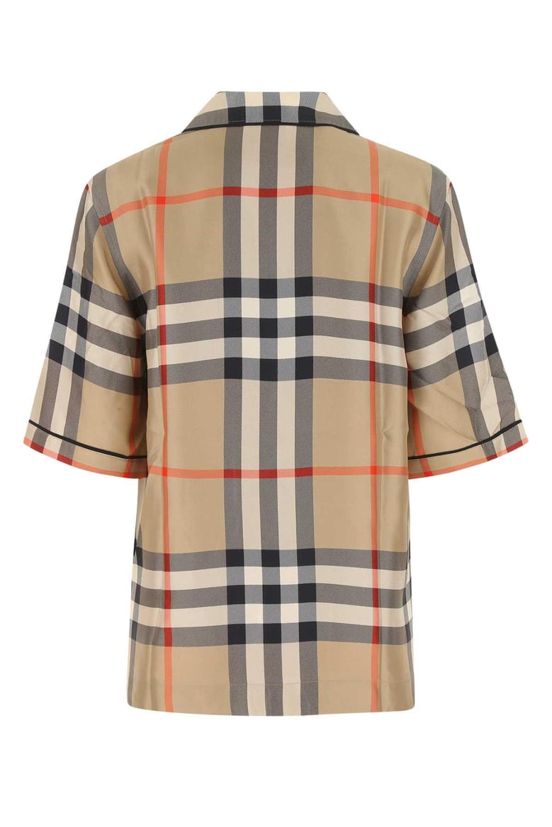 printed satin shirt by Selfnex