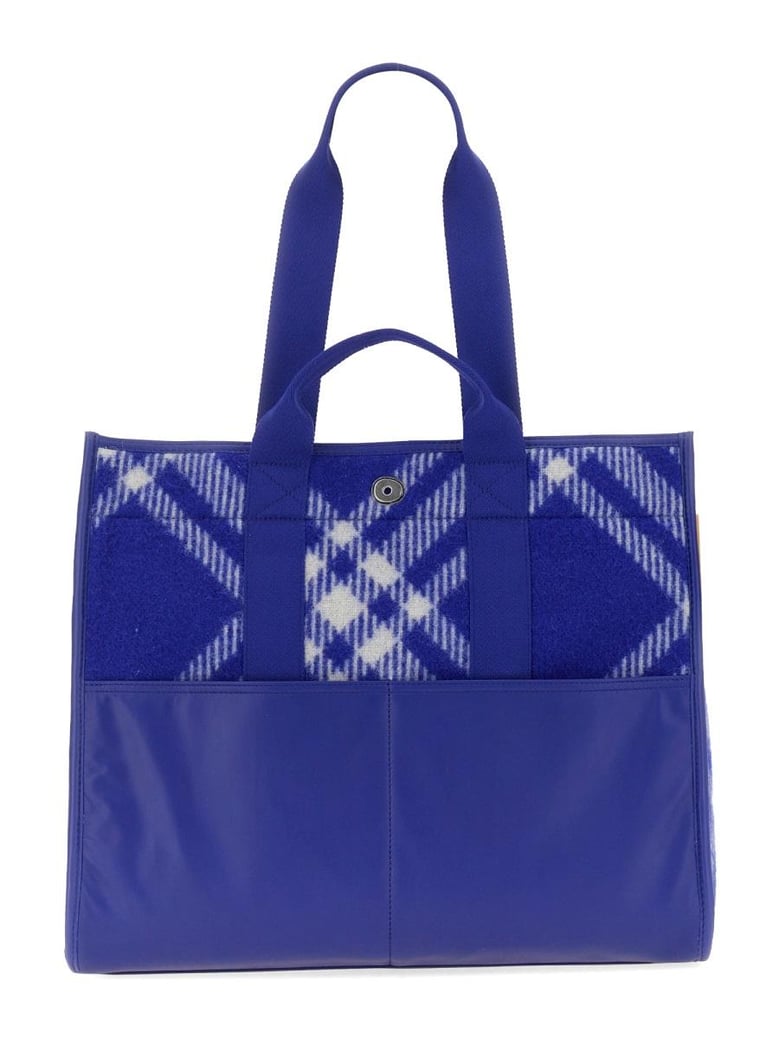 embroidered fabric knight shopping bag by Selfnex