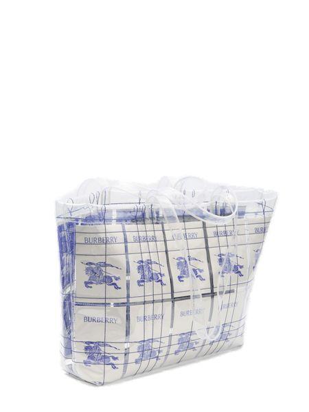 embroidered pvc shopping bag by Selfnex