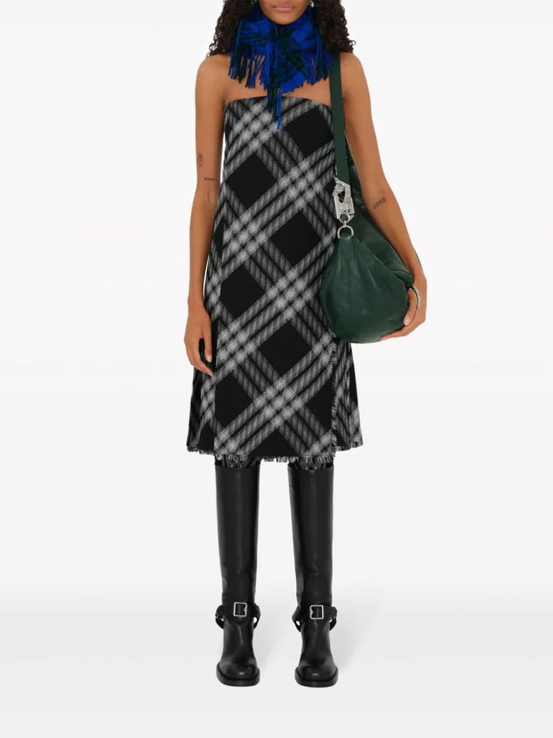 black check kilt style dress by Selfnex
