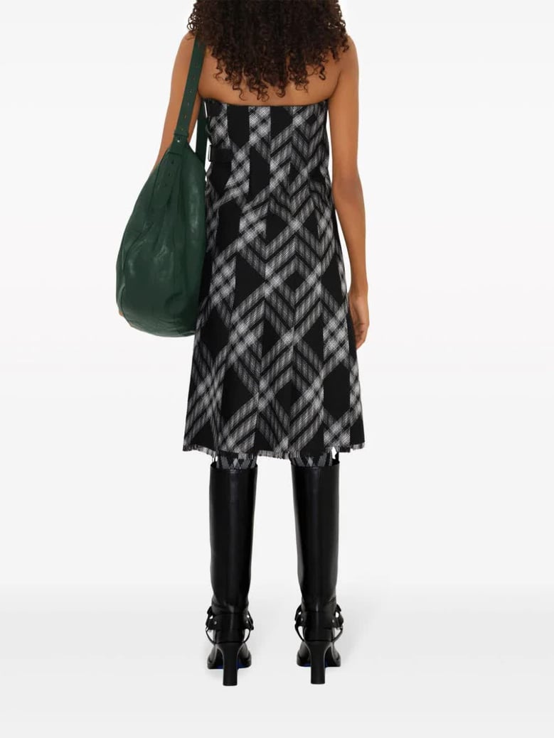 black check kilt style dress by Selfnex