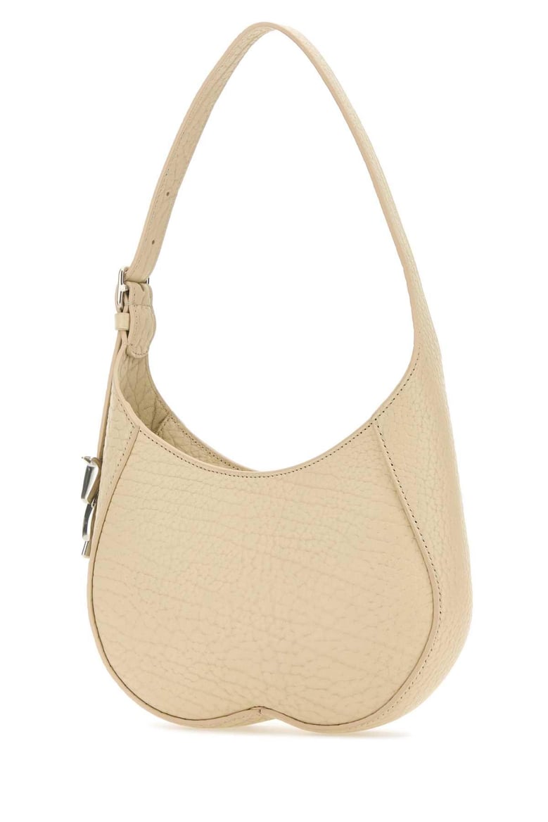 sand leather small chess shoulder bag by Selfnex