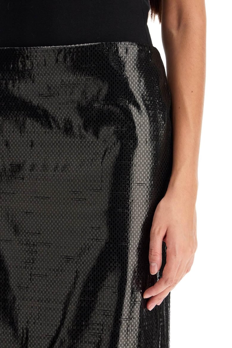 black canvas skirt by Selfnex