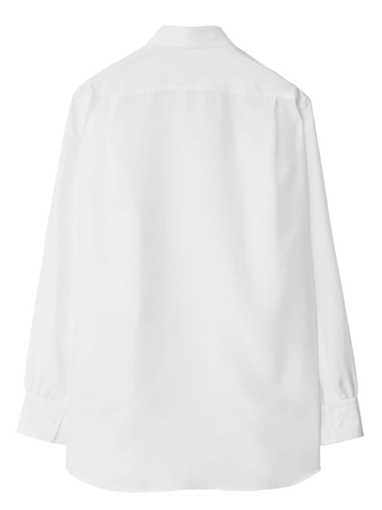 white silk shirt by Selfnex