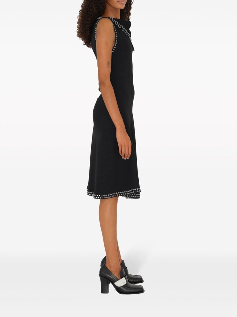 black satin dress by Selfnex