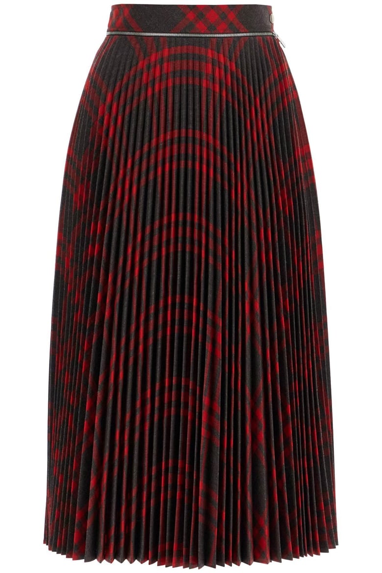 embroidered jersey skirt by Selfnex