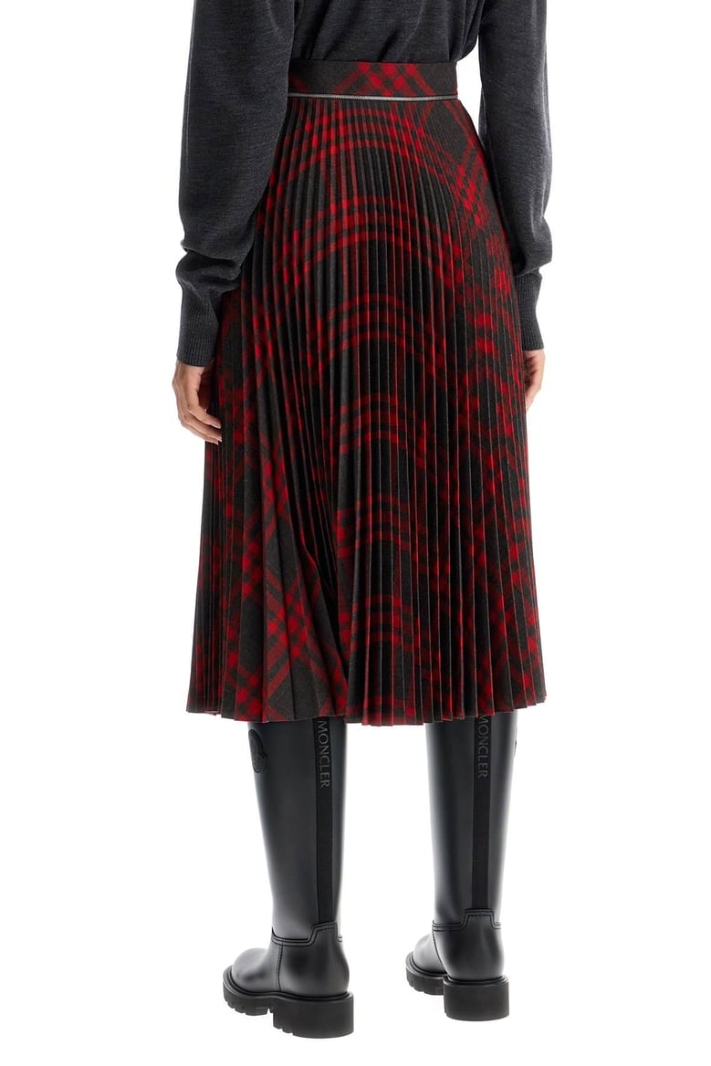embroidered jersey skirt by Selfnex