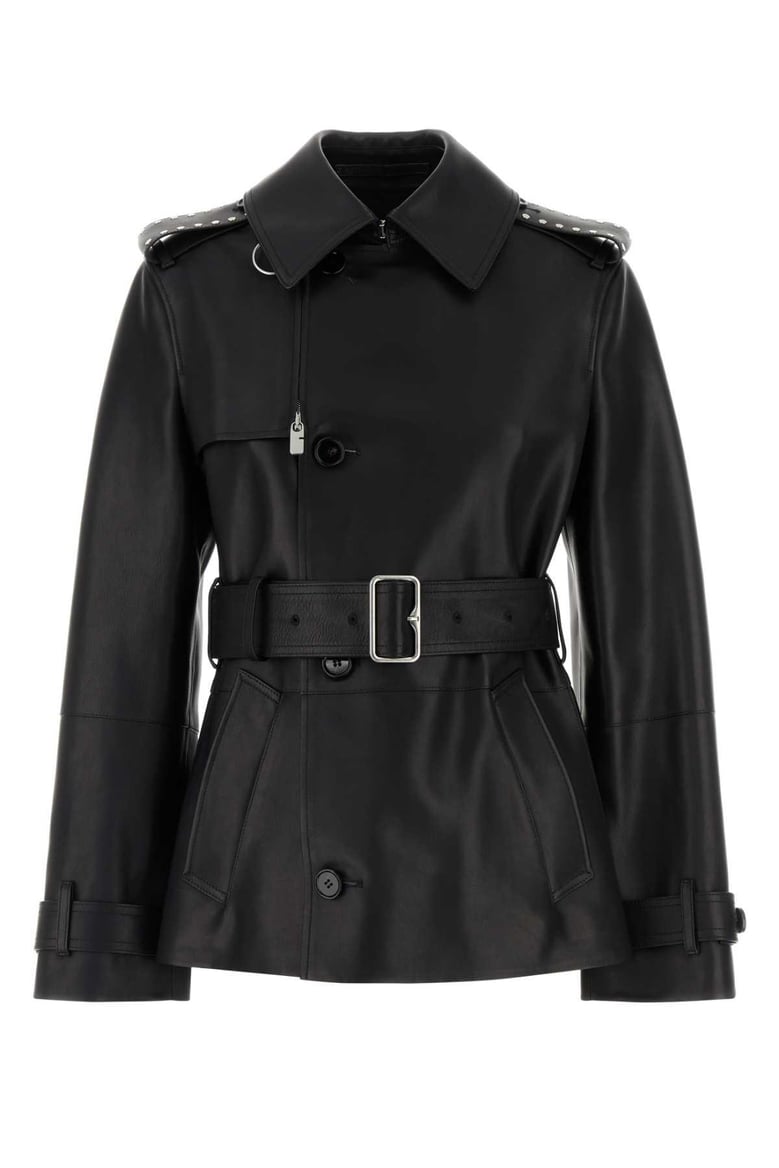 black leather jacket by Selfnex