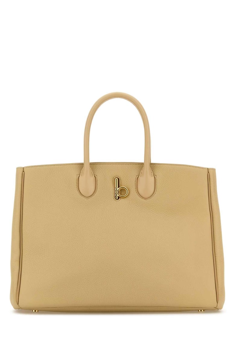 beige leather medium rocking horse handbag by Selfnex