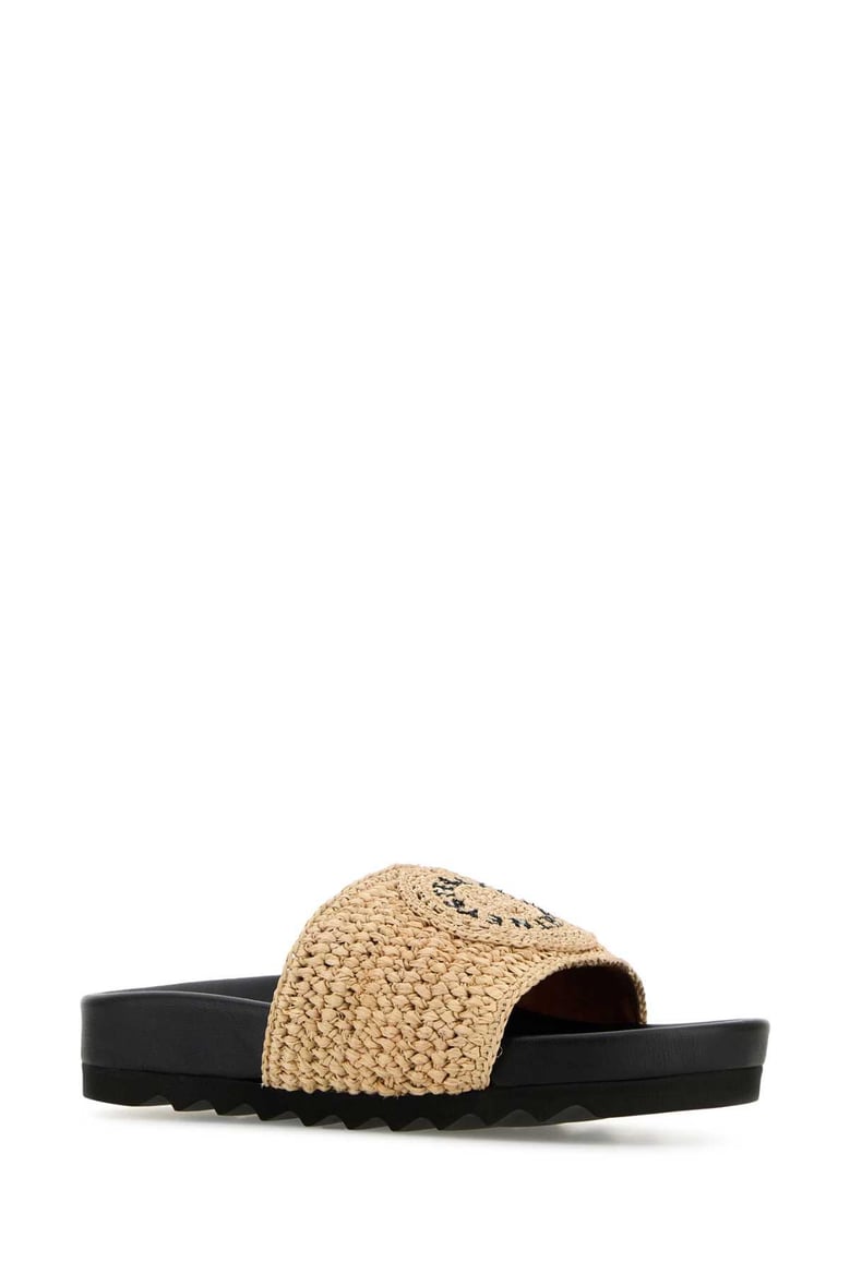 raffia elyse slippers by Selfnex