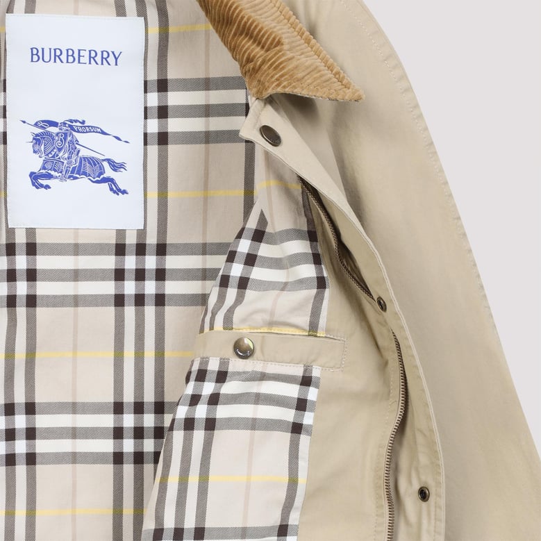 beige cotton jacket by Selfnex
