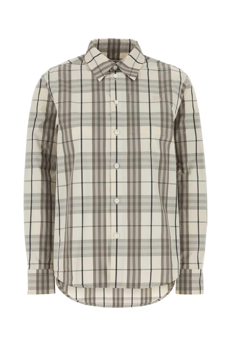 embroidered poplin shirt by Selfnex