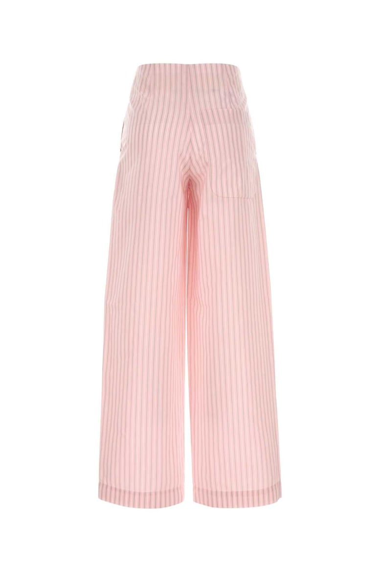 embroidered poplin pant by Selfnex