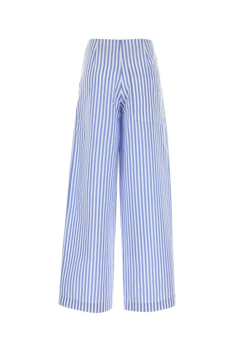 embroidered poplin pant by Selfnex