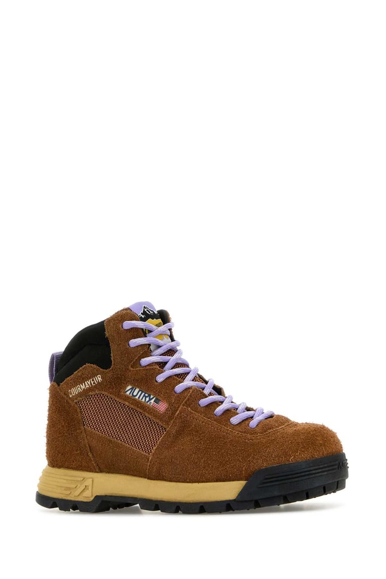 brown suede malga sneakers by Selfnex