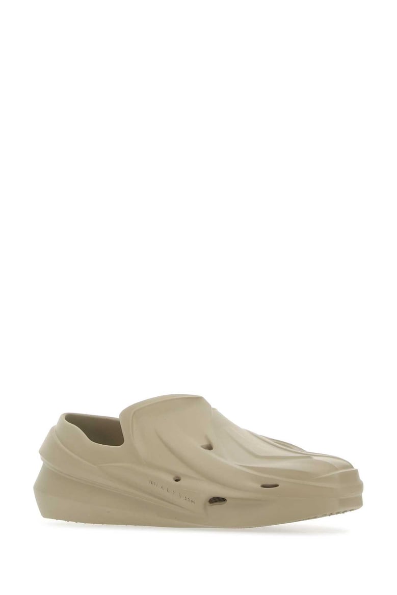 cappuccino rubber mono slip ons by Selfnex
