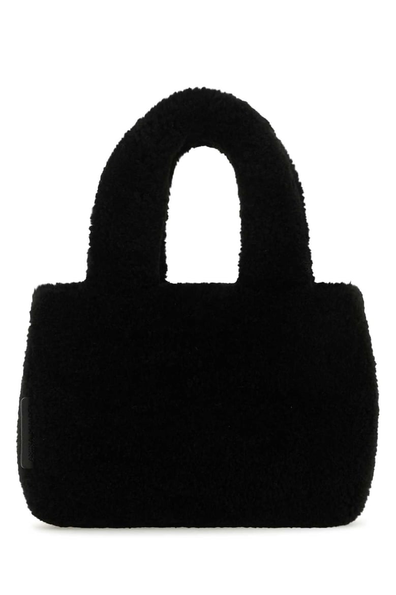 black shearling amini giuly handbag by Selfnex
