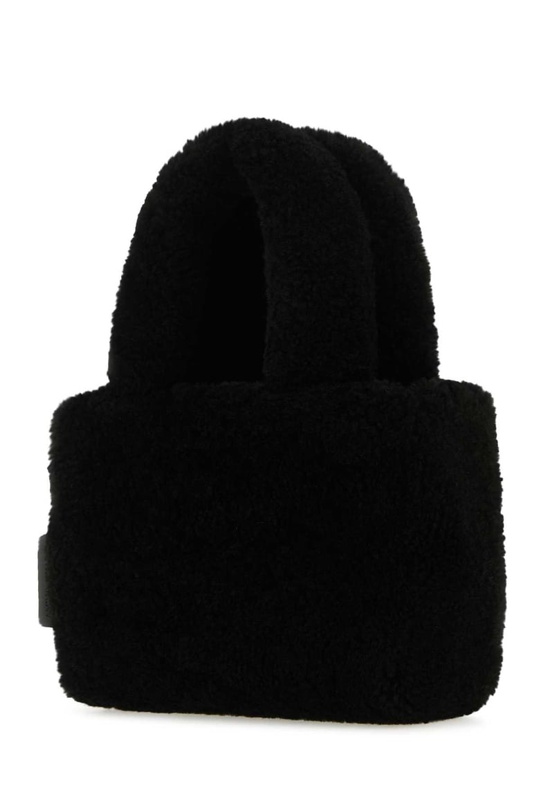 black shearling amini giuly handbag by Selfnex