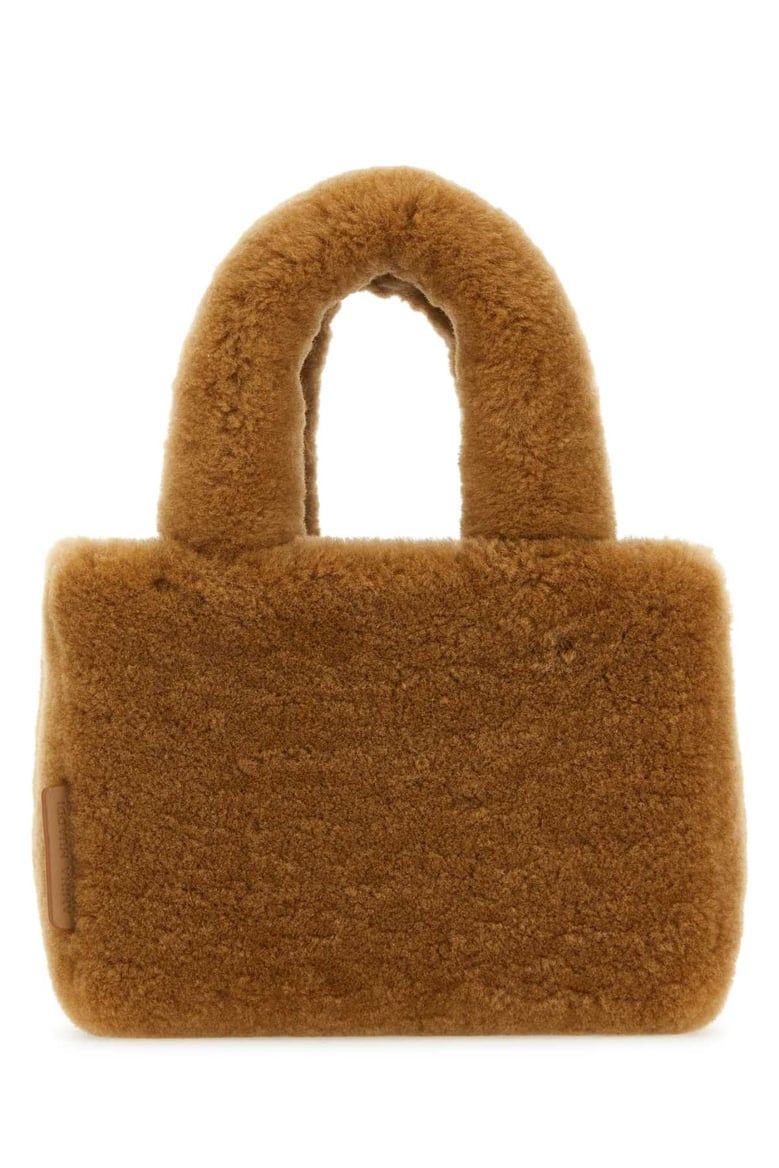 camel shearling amini giuly handbag by Selfnex