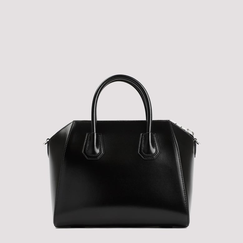 black leather small antigona handbag by Selfnex