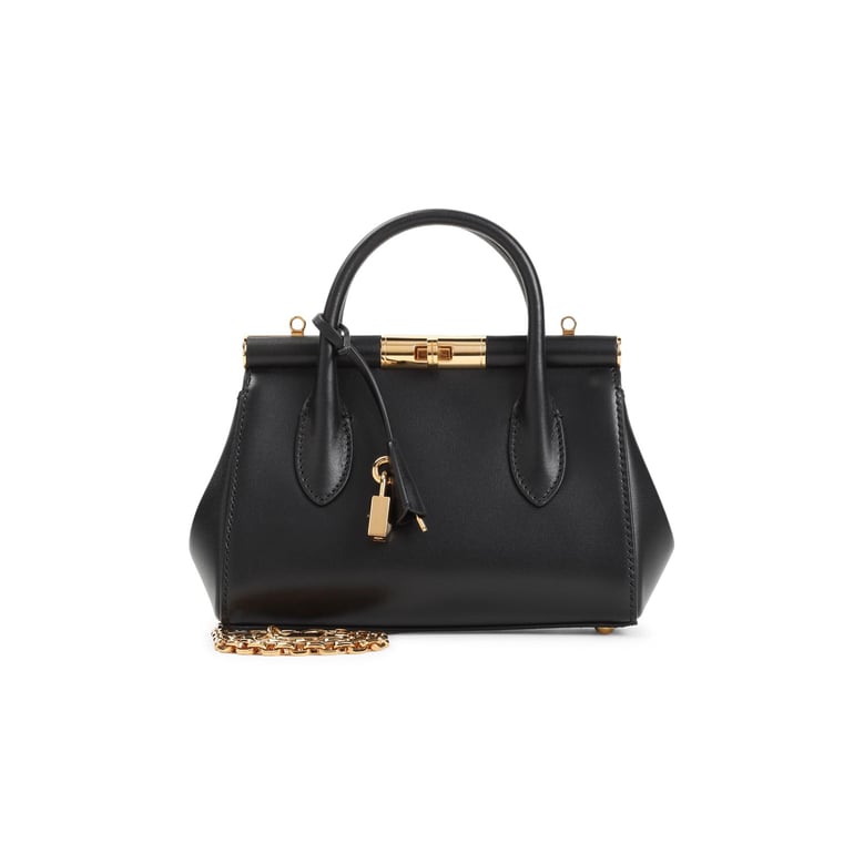 black leather marlene handbag by Selfnex