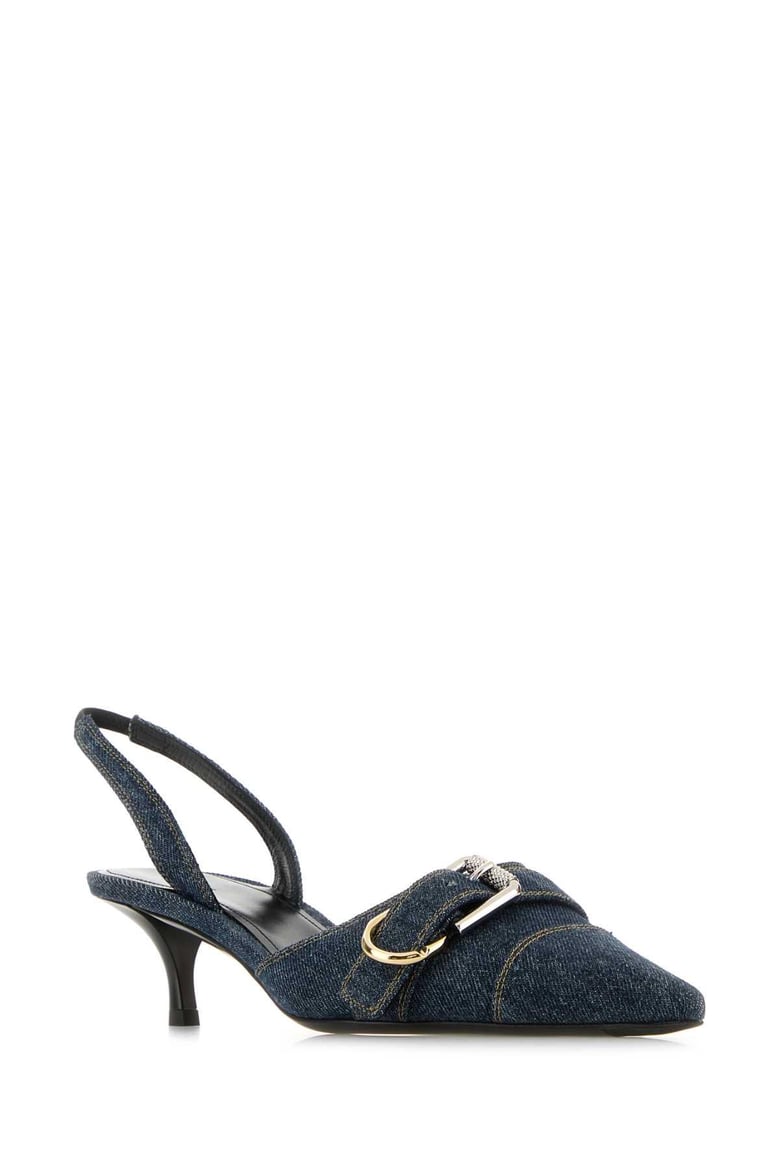 denim voyou pumps by Selfnex