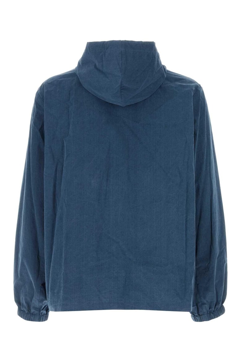 air force blue cotton jacket by Selfnex