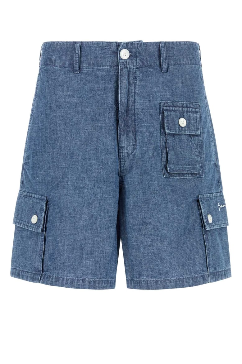 denim bermuda shorts by Selfnex
